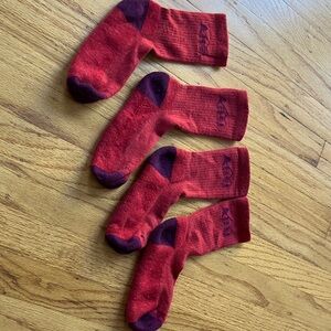 Two pairs REI Kids Hiking Socks